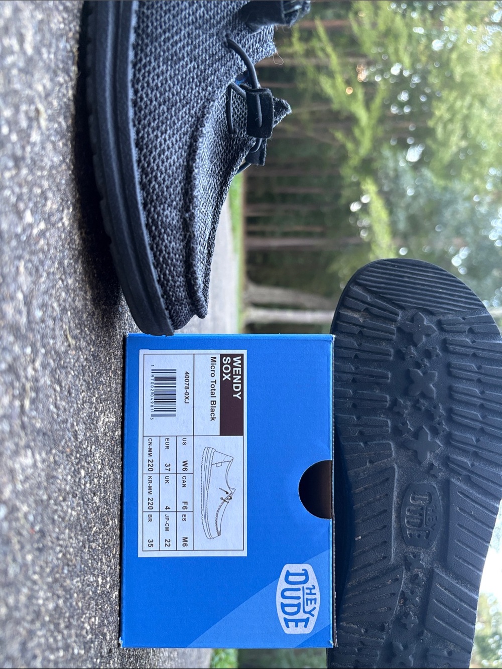 WEN Black Knit Slip-On Loafer